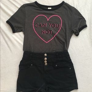 “CAN YOU NOT” Crop top 💓💓